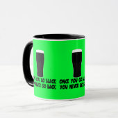 Humorvolles irisches Bier Tasse (Vorderseite Links)