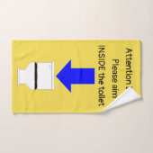 Humorvolles Jungenbadezimmer-Handtuch Handtuch (Handtuch)