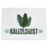 Humorvolles Kaleologist Große Geschenktüte (Vorderseite)