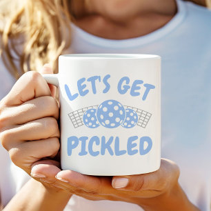 Humorvolles Let's Get Pickled Kaffeetasse