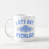 Humorvolles Let's Get Pickled Kaffeetasse (Links)