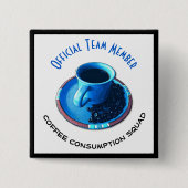 Humorvolles Teammitglied der Button (Vorderseite)