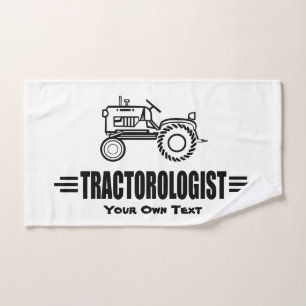 Humorvolles Traktor individuell anpassen Badhandtuch Set