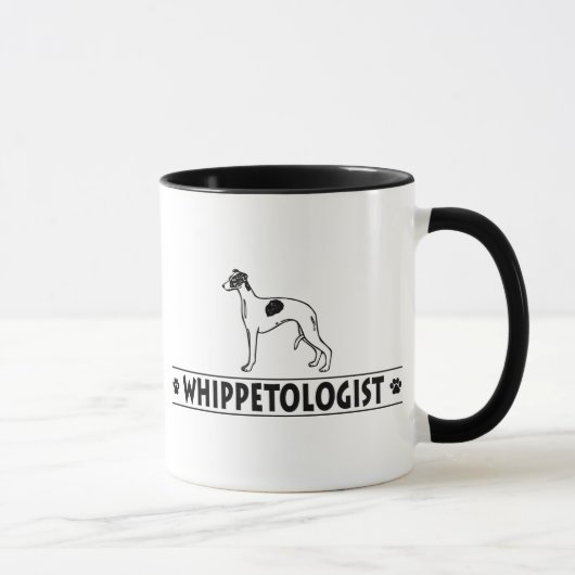 Humorvolles Whippet Tasse (Rechts)