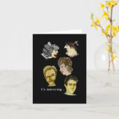 Humorvolles Wissen wächst auf: Faltkarte Karte (Gelbe Blume)