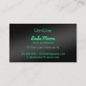 Humour Beauty Esthetician Visitenkarte (Rückseite)