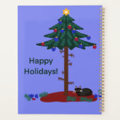 Humour Cat Notebook Planer (Rückseite)