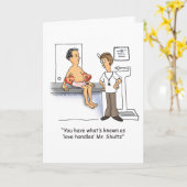 Humour Get Well bald auf Card Karte (Gelbe Blume)