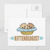 Humour Kitten Lover Postkarte (Vorne/Hinten)