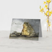 Humour Mr Toad Birthday Card Karte (Gelbe Blume)