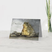 Humour Mr Toad Birthday Card Karte (Vorderseite)