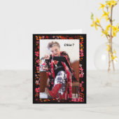 Humour Okie-Dokey so ist es Karte (Gelbe Blume)