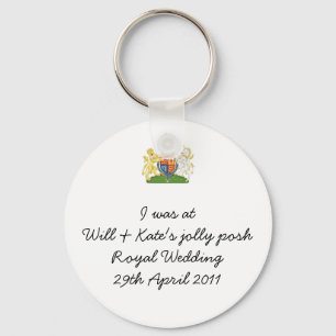 Humour Royal Wedding Keyring Schlüsselanhänger
