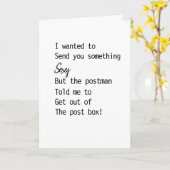 Humourous Geburtstagskarte Karte (Gelbe Blume)