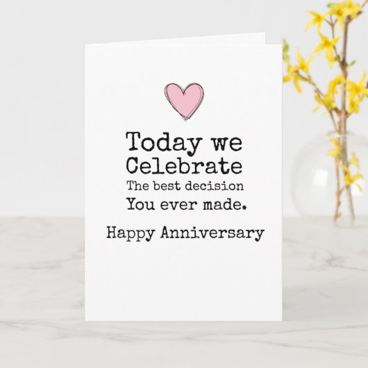 Humourous Karte (Gelbe Blume)