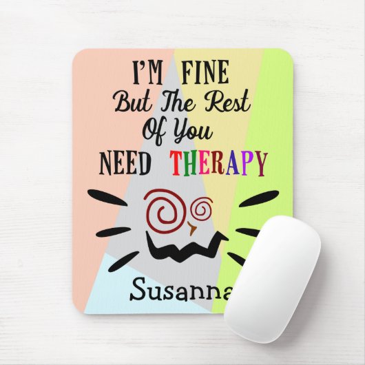 Humourous Mouse Mat Mousepad (Mit Mouse)