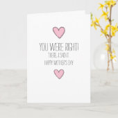 Humourous Muttertag Karte (Gelbe Blume)