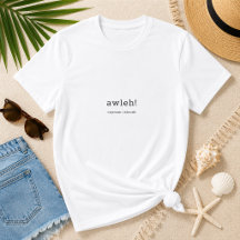 Humous Caymanian Dialect 'Awleh' Personalisiert
