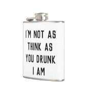 Humous Drunken Banter Flachmann (Links)