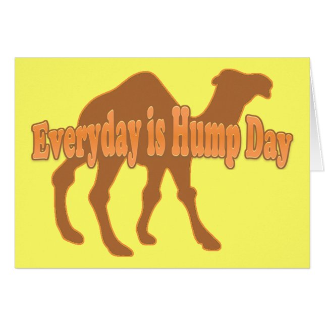 Hump Day Camel (Vorderseite (Horizontal))