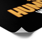 Hump Day Camel Animal Lover Camels Pet Owner Graph Poster (Ecke)