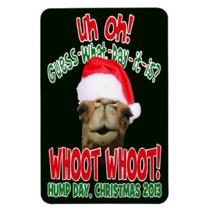 Hump Day Camel Christmas 2013 Flexi Kühlschrankmag Magnet