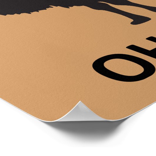 Hump Day Camel Funny Mittwoch Poster-Zeichen Poster (Ecke)