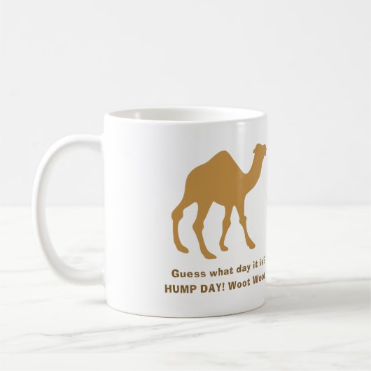 Hump Day Camel Kaffee Latte Tasse (Links)