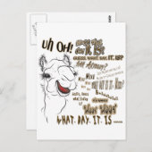 Hump Day Camel Postkarte (Vorne/Hinten)