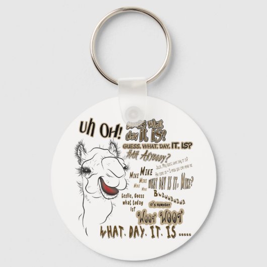 Hump Day Camel Schlüsselanhänger (Vorderseite)