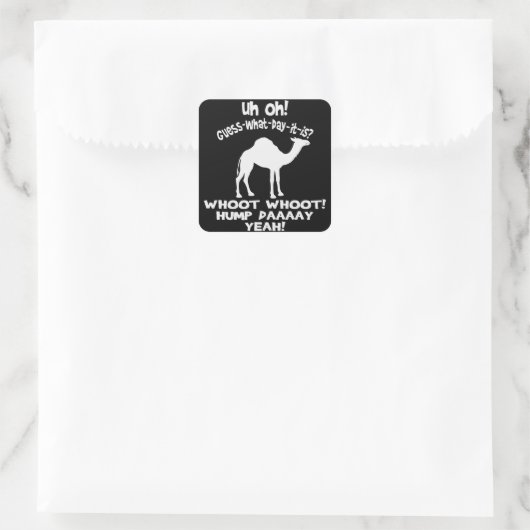 Hump Day Camel Stickers (Tasche)