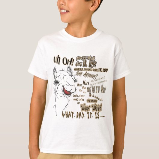 Hump Day Camel T-Shirt (Vorderseite)