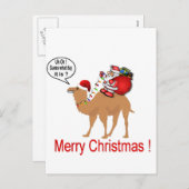 Hump Day Camel Weihnachten mit dem Weihnachtsmann (Vorne/Hinten)