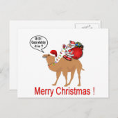 Hump Day Camel Weihnachten mit dem Weihnachtsmann (Vorne/Hinten)