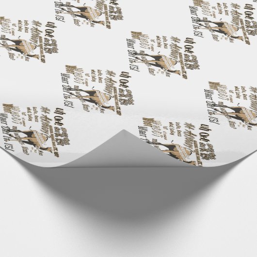 Hump Day Camel Wrapping Paper Geschenkpapier (Ecke)