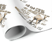 Hump Day Camel Wrapping Paper Geschenkpapier (Rolleneckpunkt)
