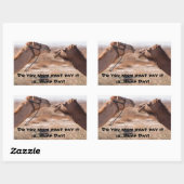 Hump Day Camels Rechteckiger Aufkleber (Blatt)