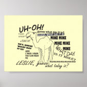 Hump Day Funny Camel Poster (Vorne)