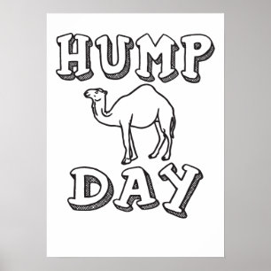 Hump Day - Funny Camel Poster