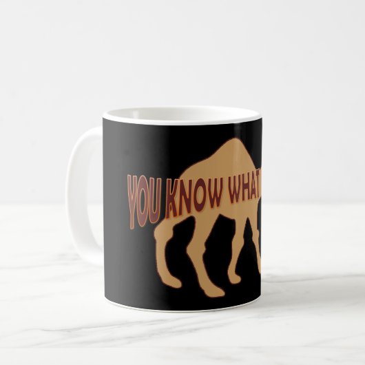 HUMP DAY HUMP DAY CAMEL KAFFEETASSE (Vorderseite Links)