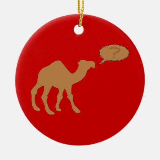 Hump day Hump Day Camel Keramik Ornament (Vorne)