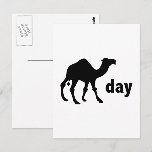 Hump Day Postkarte (Vorne/Hinten)