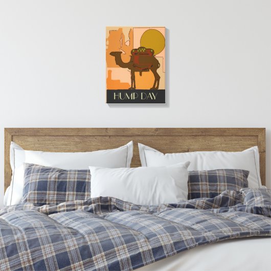 Hump Day Print Leinwanddruck (Insitu (Schlafzimmer))
