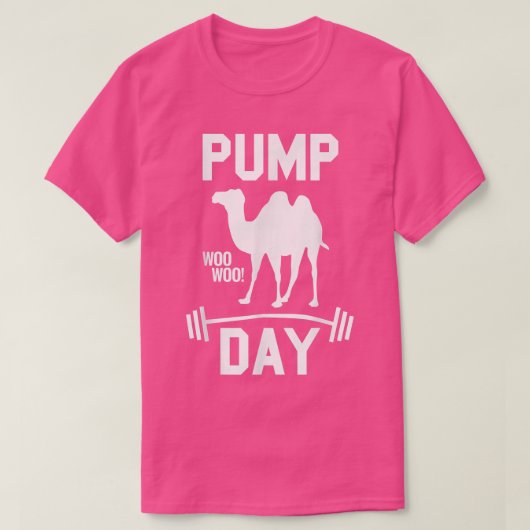 Hump Day Pump Day Mittwoch Fitness Gym Workout T-Shirt (Design vorne)