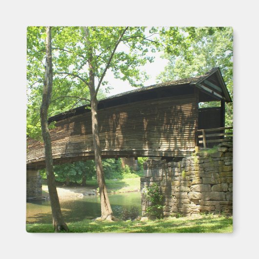 Humpback Covered Bridge Magnet (Vorne)