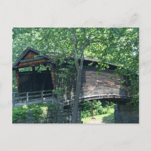 Humpback Covered Bridge Postkarte (Vorderseite)