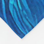 Humpback-Sonnenuntergangs-Sprung-Kunst Fleecedecke (Ecke)