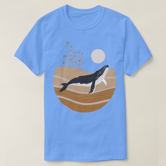Humpback Sunset Ocean T-Shirt (Design vorne)