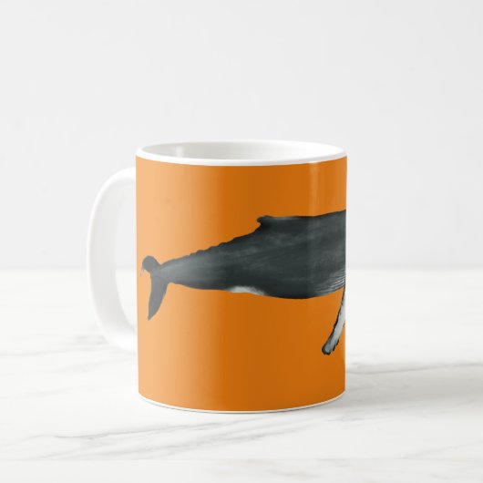 Humpback Wal Tasse (Vorderseite Links)