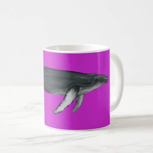 Humpback Wal Tasse (VorderseiteRechts)